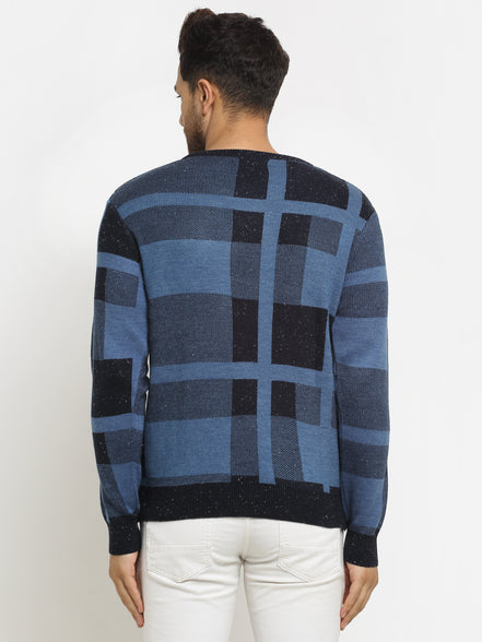 Navy Blue  Black Pullover