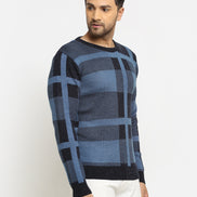 Navy Blue  Black Pullover
