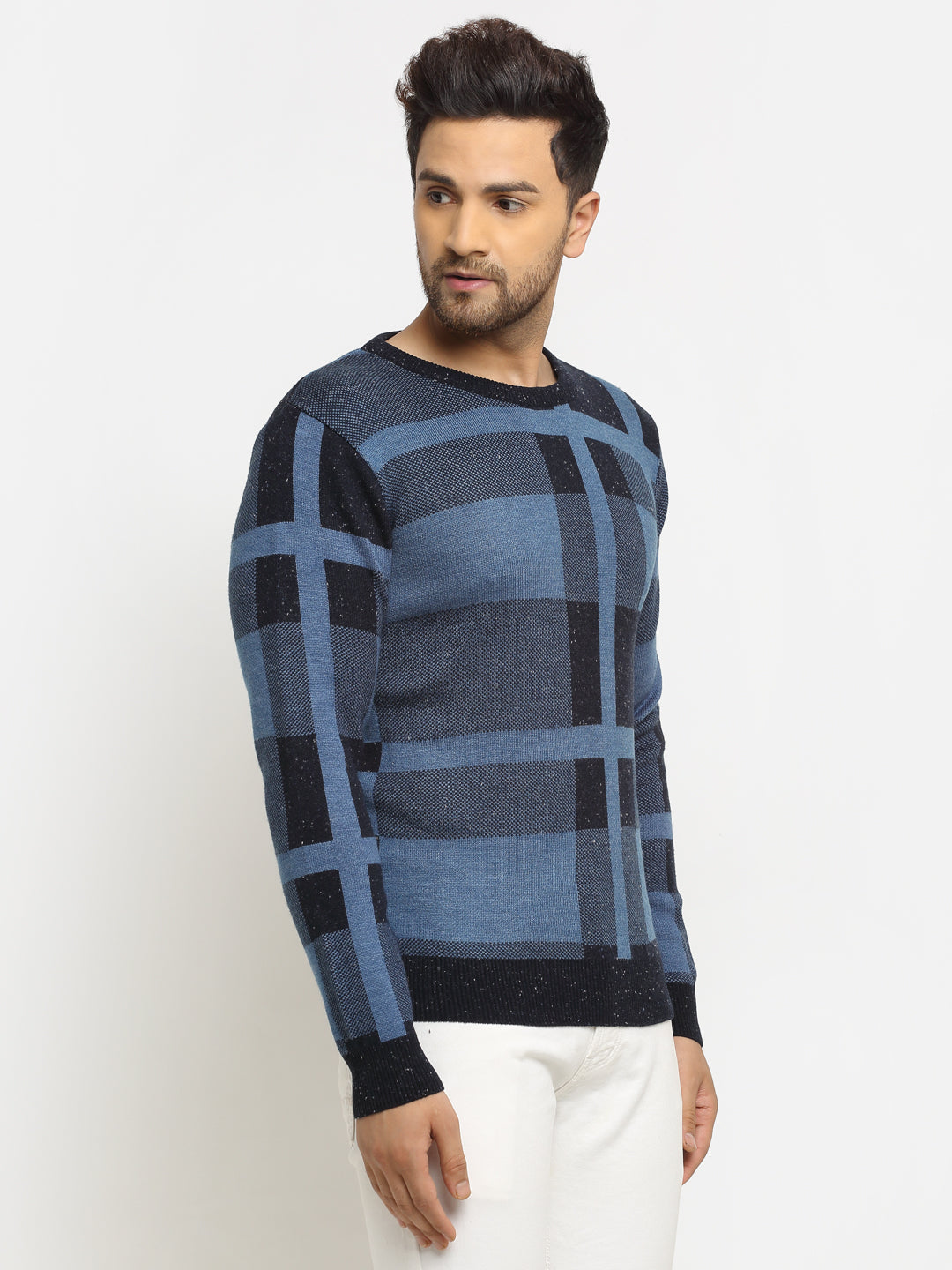 Navy Blue  Black Pullover