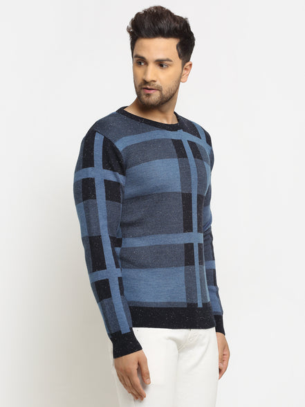 Navy Blue  Black Pullover