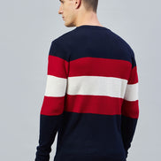 Navy Round Neck Sweater