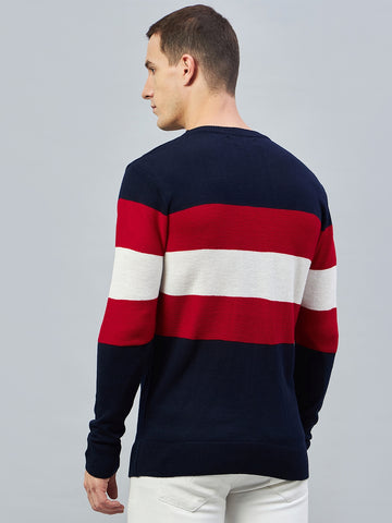 Navy Round Neck Sweater