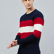 Navy Round Neck Sweater