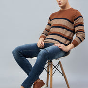 Rust Round Neck Sweater