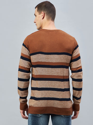 Rust Round Neck Sweater