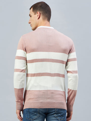 Pink V Neck Sweater