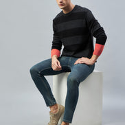 Black Round Neck Sweater