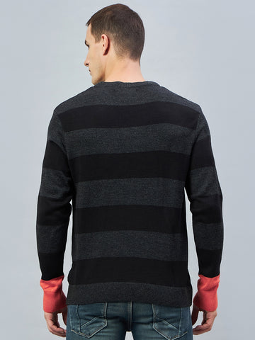 Black Round Neck Sweater