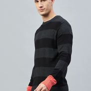 Black Round Neck Sweater