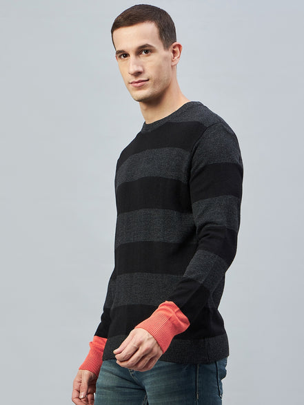 Black Round Neck Sweater