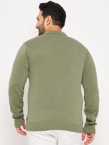Pista Polo Neck Plus Size Sweater