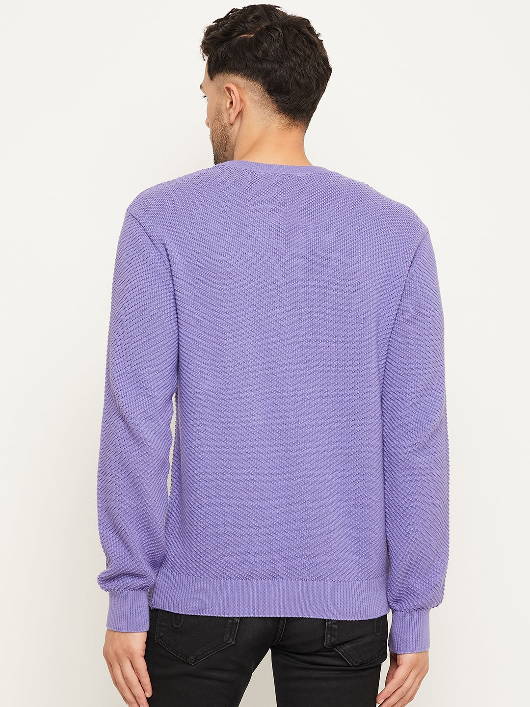 Lavender Round Neck Sweater