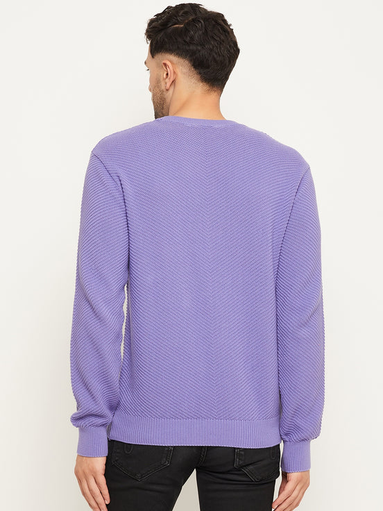 Lavender Round Neck Sweater