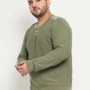 Pista V Neck Plus Size Sweater