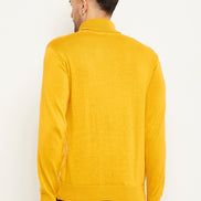 Mustard High Neck Sweater