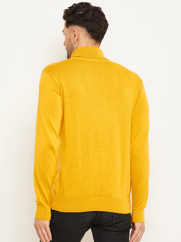 Mustard High Neck Sweater