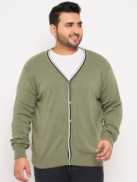 Pista Solid V Neck Plus Size Sweater