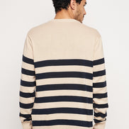 Khaki Round Neck Sweater