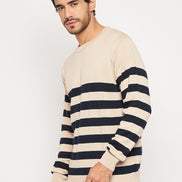Khaki Round Neck Sweater