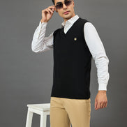 Black Solid Sweater