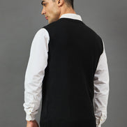 Black Solid Sweater