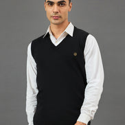 Black Solid Sweater