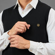 Black Solid Sweater