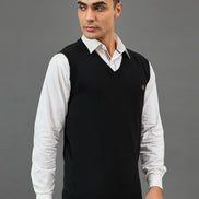 Black Solid Sweater
