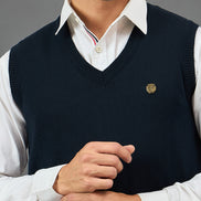 Navy Solid Sweater