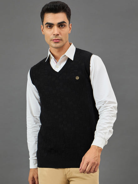 Black Check Sweater