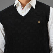 Black Check Sweater
