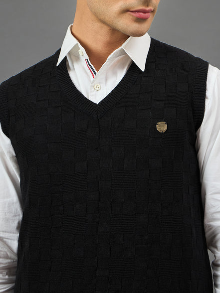 Black Check Sweater