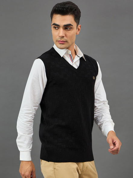 Black Check Sweater