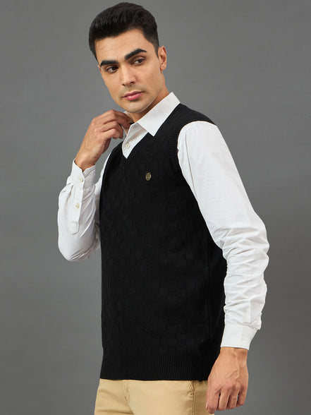 Black Check Sweater