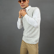 Grey Check Sweater