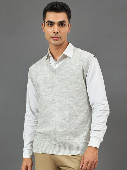 Grey Check Sweater