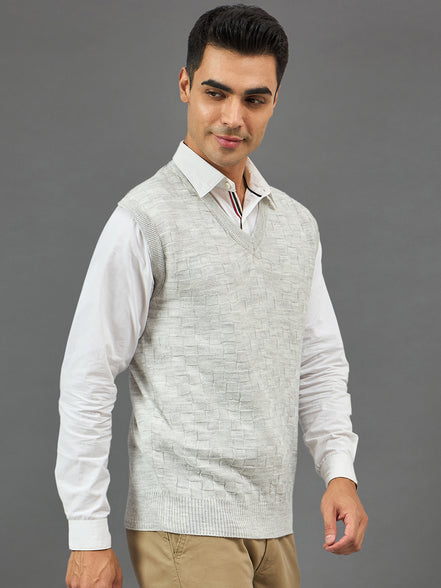 Grey Check Sweater