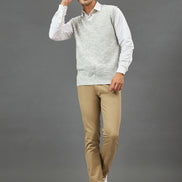 Grey Check Sweater