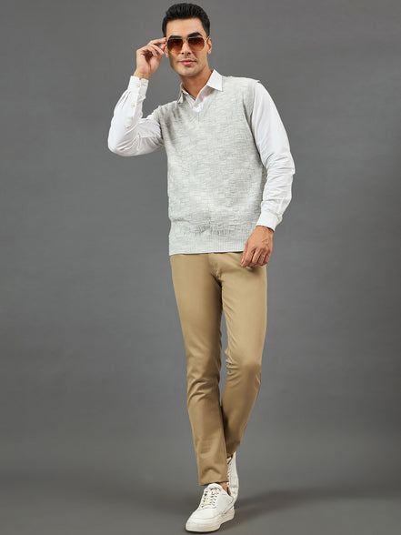 Grey Check Sweater