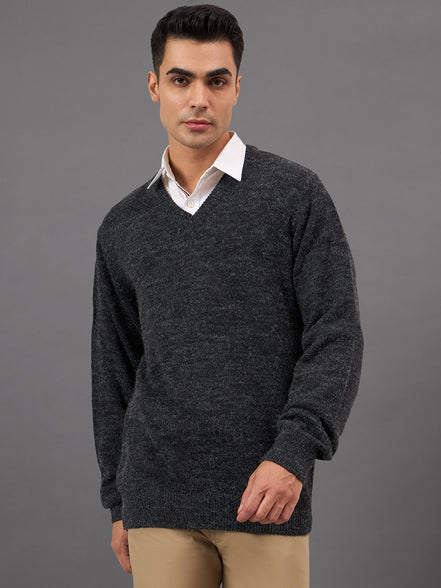 Black Solid Sweater