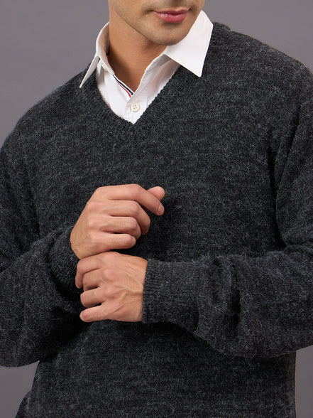 Black Solid Sweater