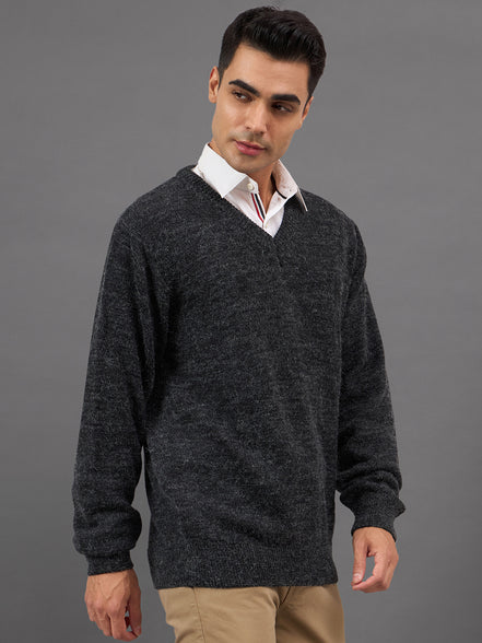 Black Solid Sweater