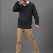 Black Solid Sweater