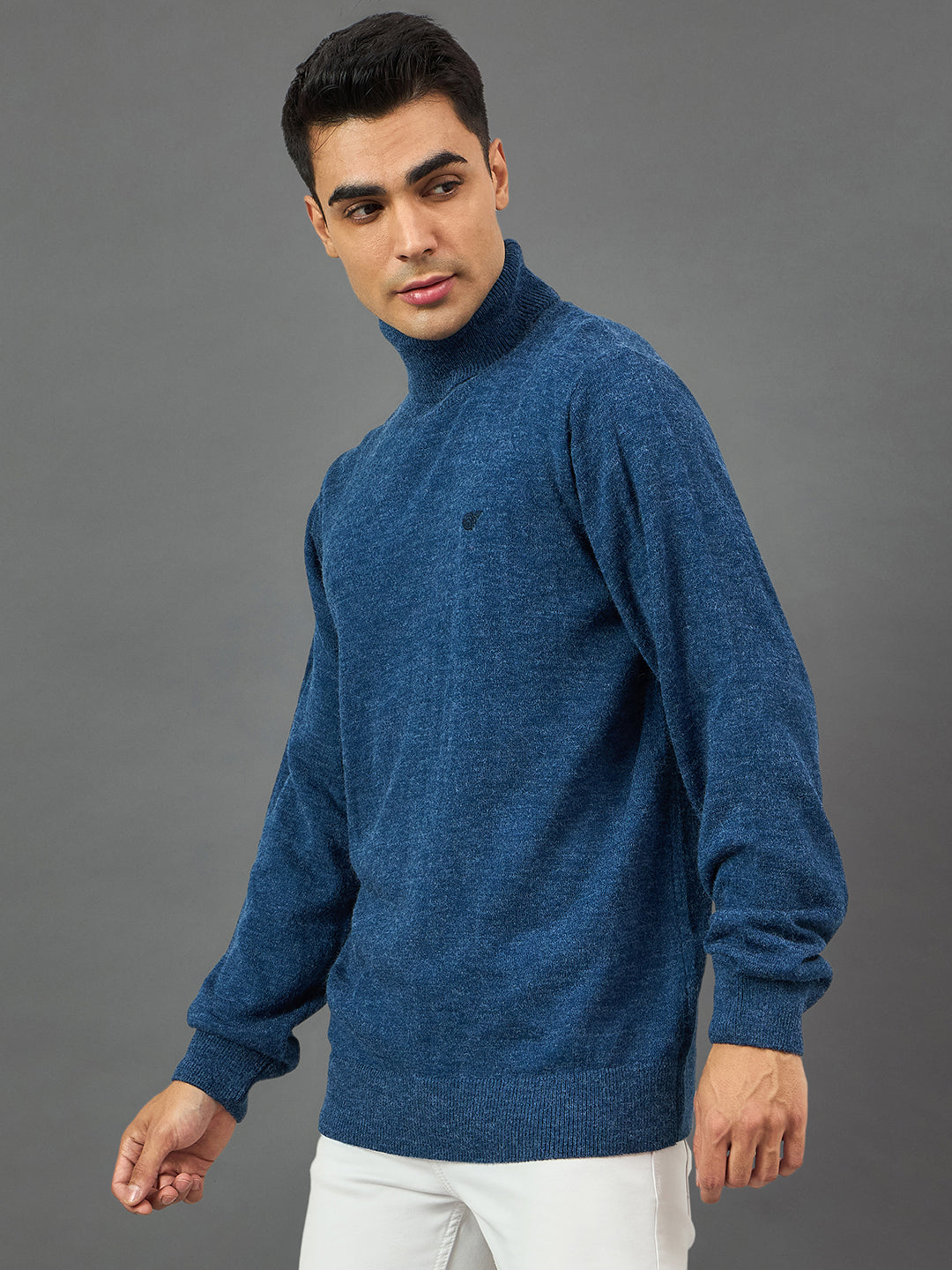 Wine Solid Sweater