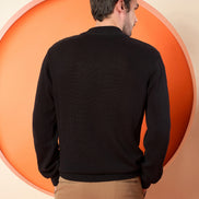 Black High Neck Sweater