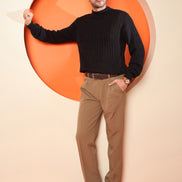 Black High Neck Sweater
