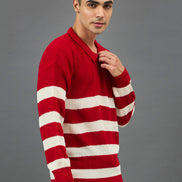 Red Striper Sweater