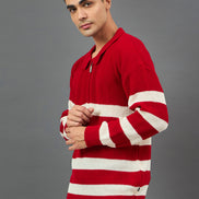 Red Striper Sweater