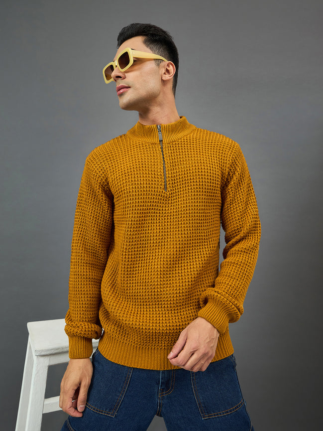 Mustard Ribbed Sweater