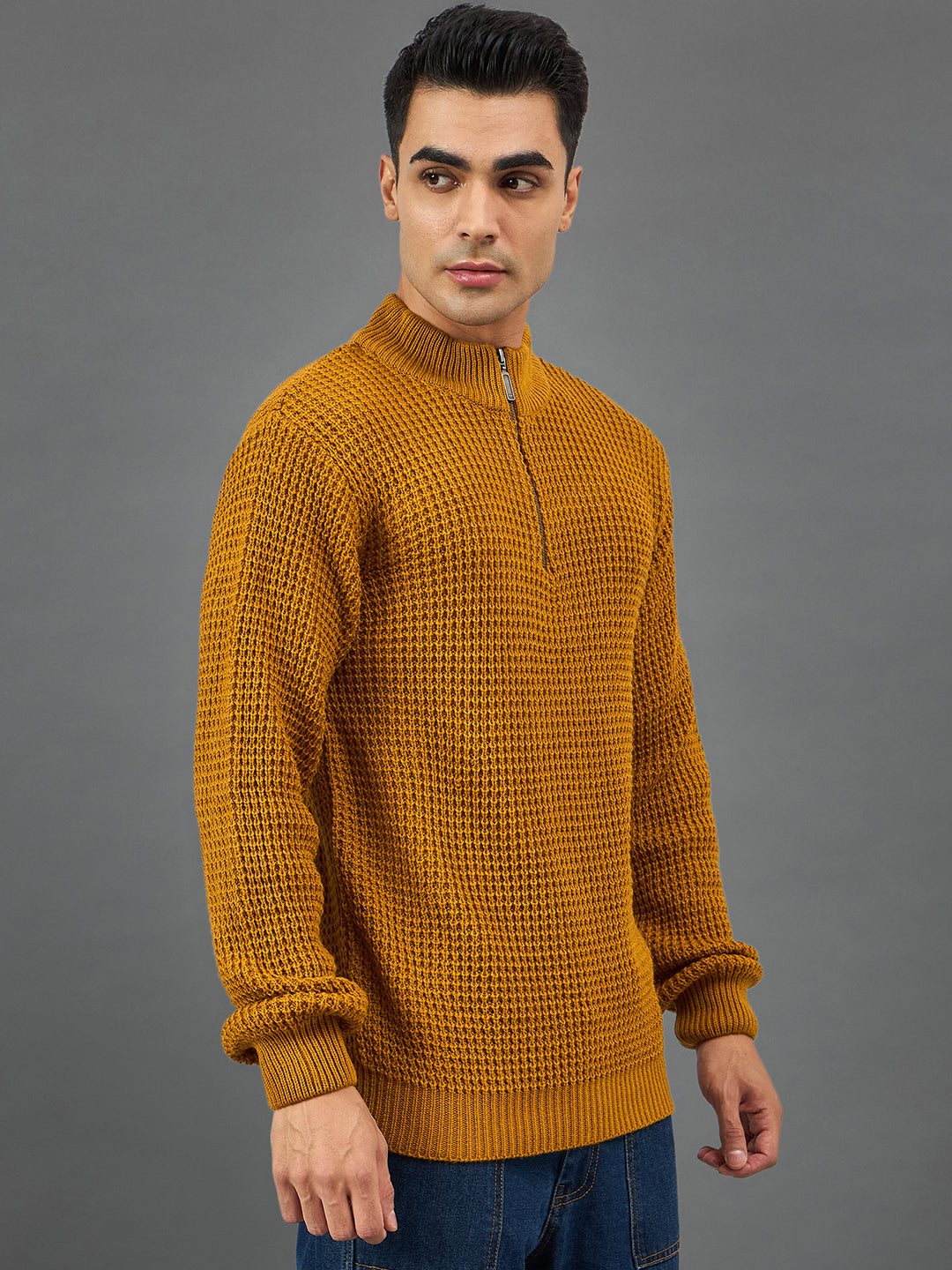 Mustard Ribbed Sweater